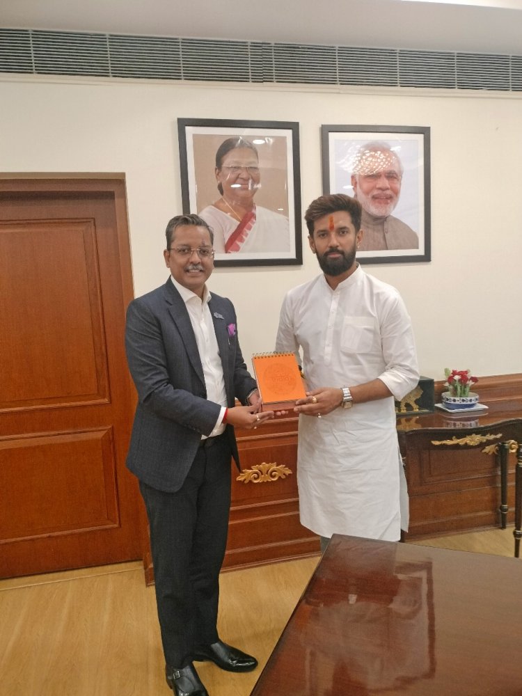 EoDB Director Abhijeet shared cold-chain logistic inputs with Cabinet Minister Chirag Paswan